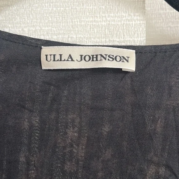 ULLA JOHNSON Joan floral print midi length dress size 10 - Picture 5 of 7